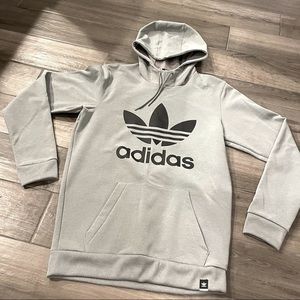 NWT Adidas Gray Therma Fit Hoodie Sweatshirt